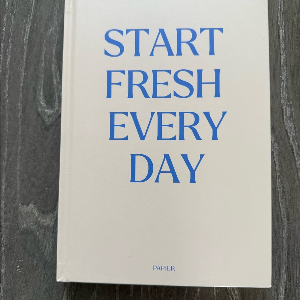 Papier Daily Productivity Planner from their "Fresh Start" collection